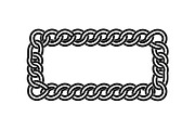 Chain Border Frame SVG Bundle, an Illustration by Designs_River (Thumbnail 16 of 31)