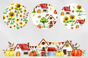 Cozy autumn. Watercolor collection, a Seasonal Illustration by made by Tanya (Thumbnail 4 of 7)