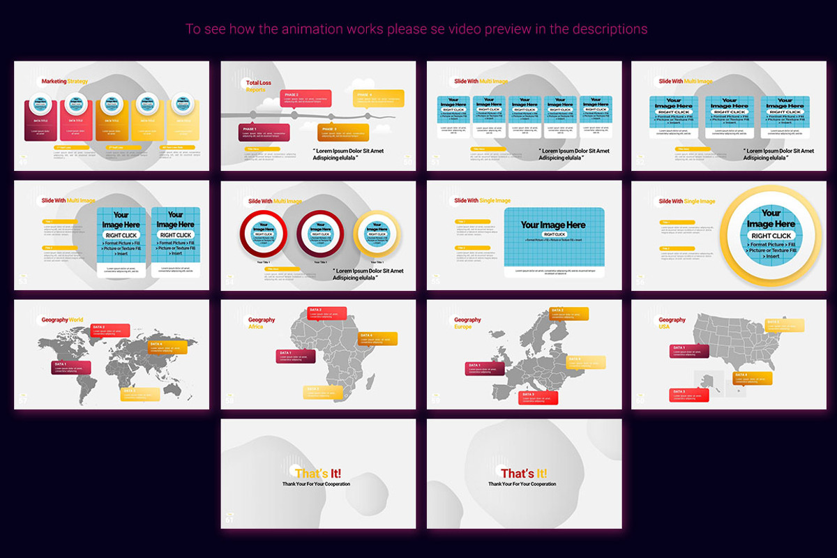 Animated PowerPoint Template, a Presentation Template by SCworkspace (Photo 16 of 25)