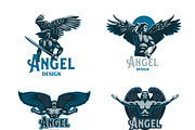 Angel man, a Person Illustration by Masterlevsha (Thumbnail 3 of 3)