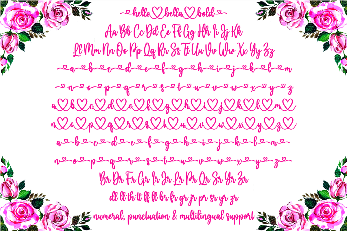 hello bella, a Script Font by N (Photo 10 of 12)