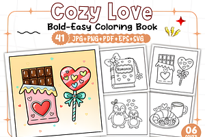Cozy Love Bold & Easy, a Decorative Illustration by Ink Gallery