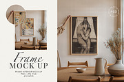 Woman Holding Frame Mockup, a Product Mockup by Paper Flowers Studio (Thumbnail 1 of 5)