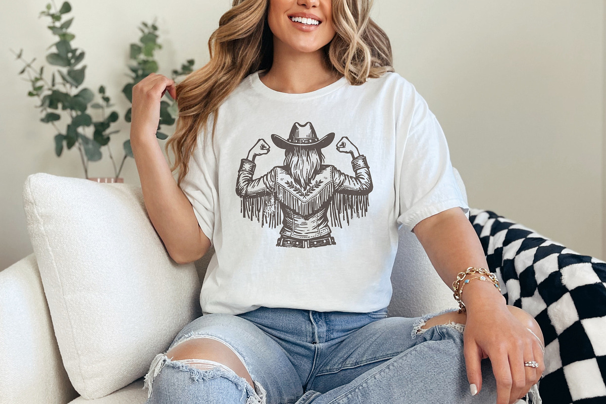 Empowered Cowgirl PNG, Strong, an Illustration by SharpMarketplace (Photo 6 of 9)
