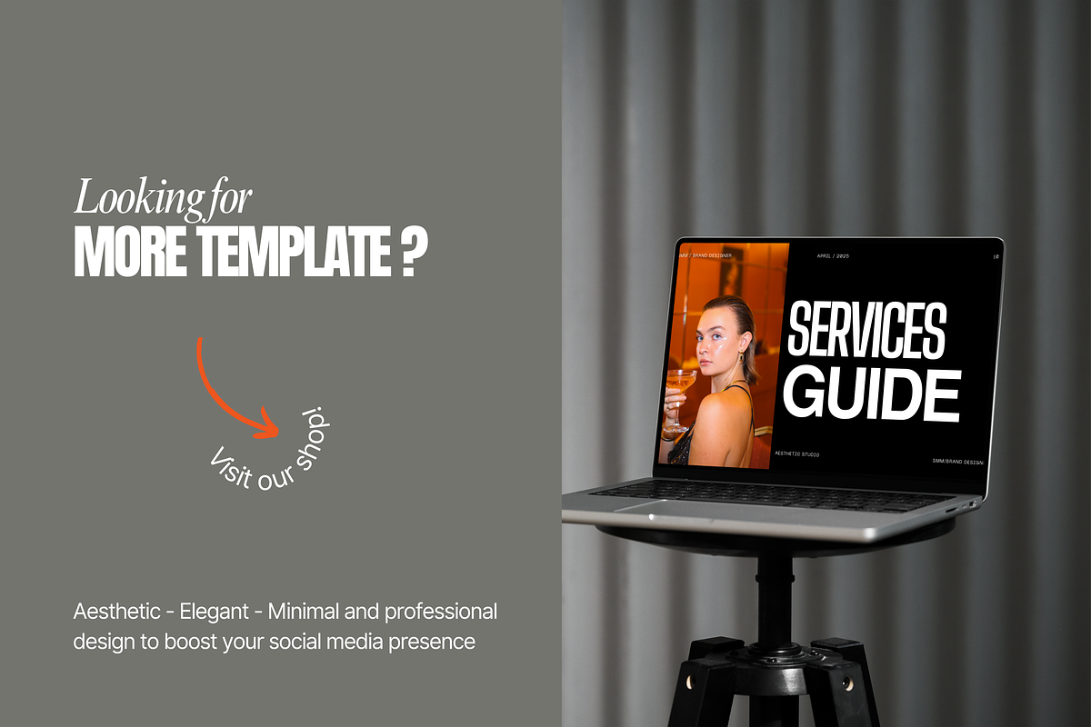 Black & Orange Service Guide, a Marketing Template by My Template Studio (Photo 13 of 16)