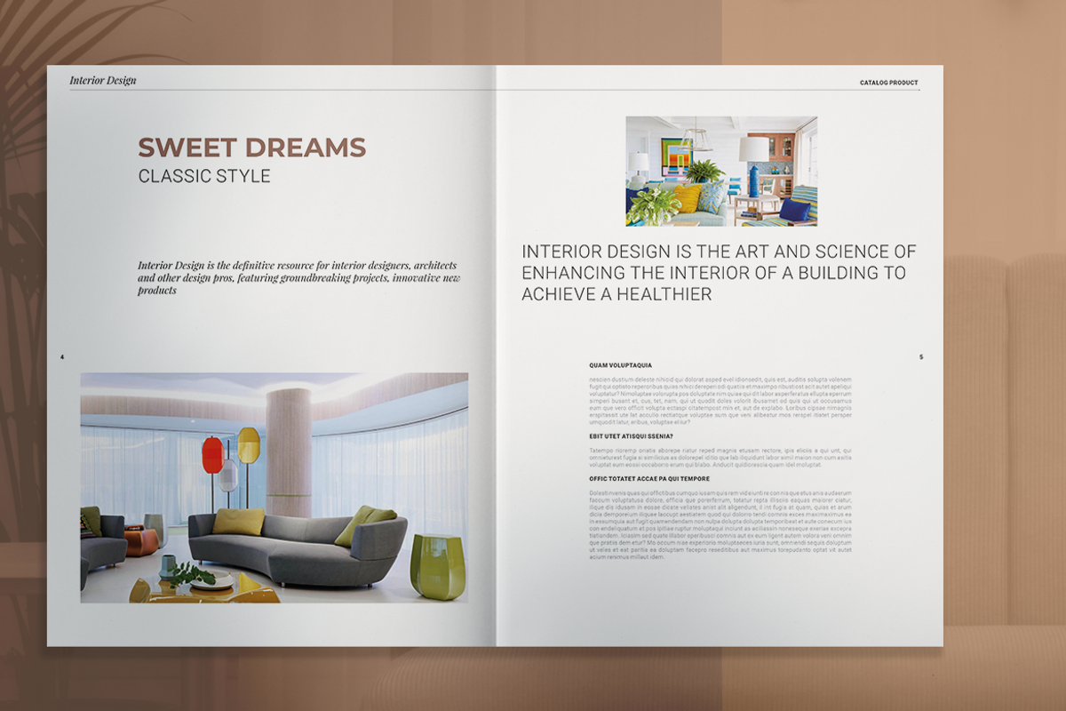 Interior Design Product Catalog, a Brochure Template by Boris Cupac