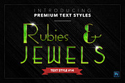 Rubies & Jewels #1 - 20 Text Styles, a Layer Style Add-On by Jonas Stensgaard (Thumbnail 15 of 23)