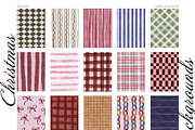 Painterly Christmas Backgrounds, a Background Graphic by SunnyAfternoons (Thumbnail 5 of 16)