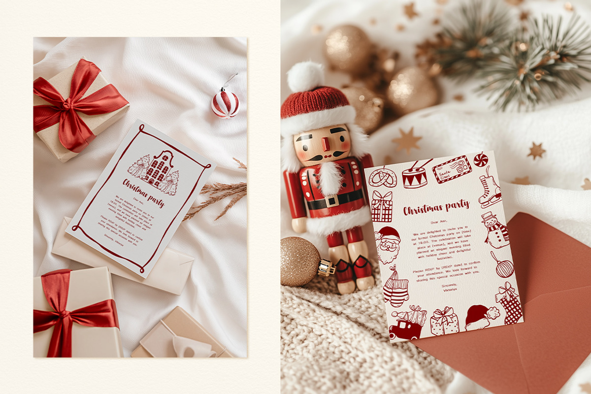 Whimsical Set Cozy Christmas p.2, a Seasonal Illustration by ViktoriyaD (Photo 6 of 25)