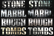 32 Extreme Stone Layer Styles 4, a Layer Style Add-On by DesignFathoms (Thumbnail 2 of 2)