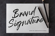 Raytune Signature Brush Typeface, a Script Font by RantautypeStudio (Thumbnail 5 of 15)