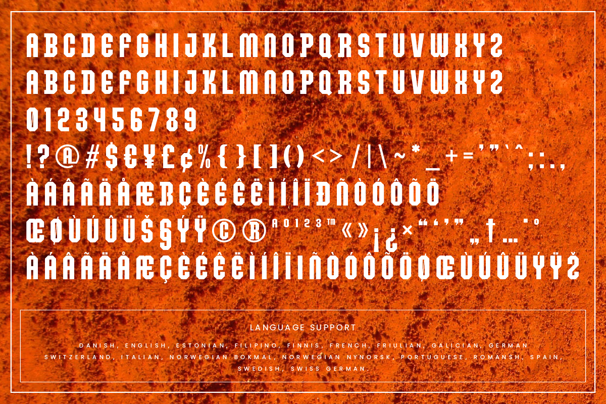 Brockies Sport Display Font, a Slab Serif Font by Ronny Studio (Photo 7 of 7)