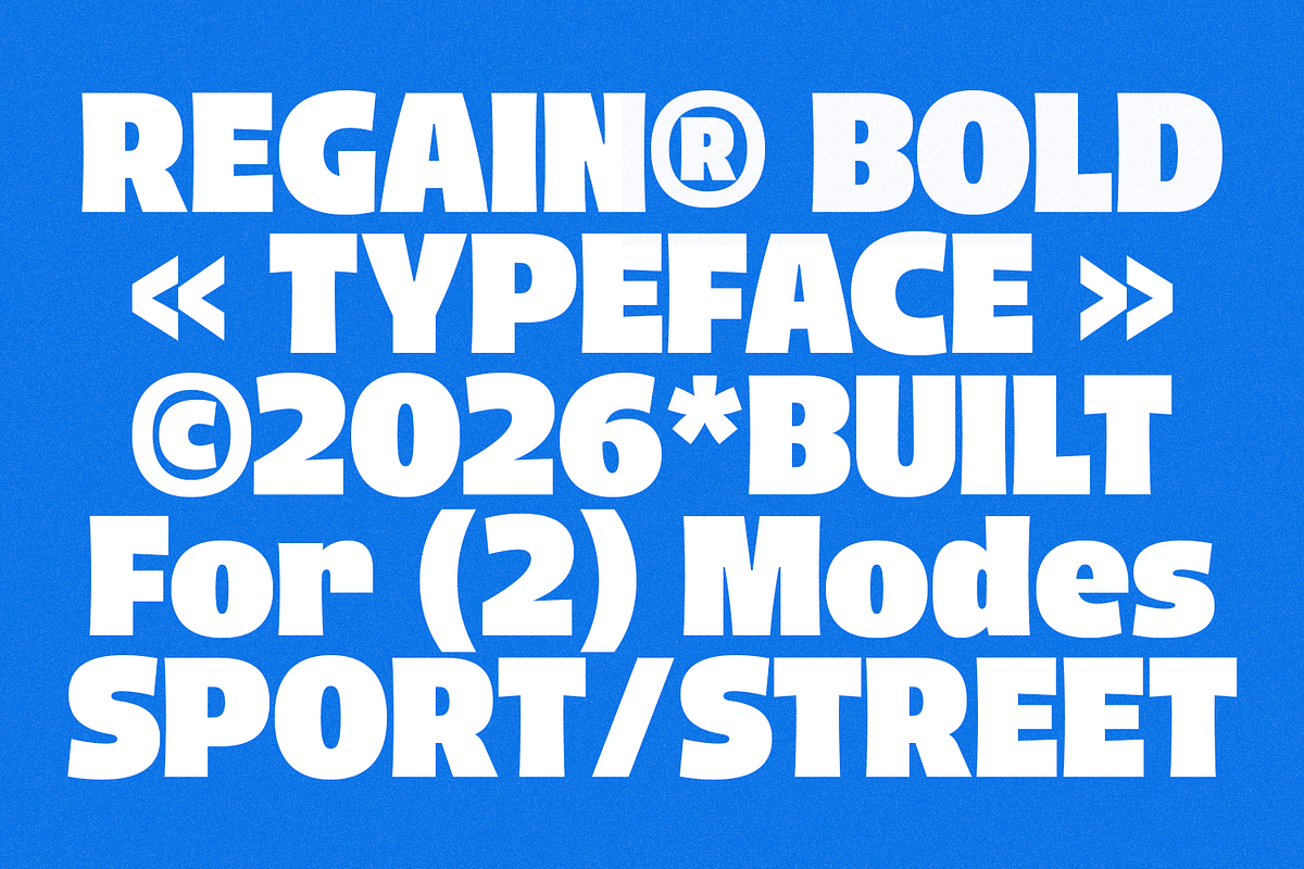 Regain - Bold Display Font, a Sans Serif Font by Pixesia Studio (Photo 4 of 16)