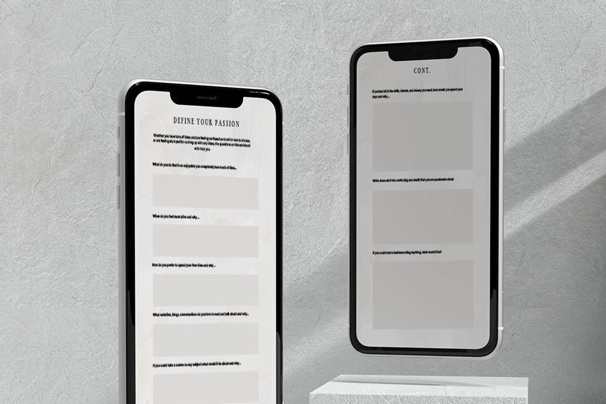 Digital Product Planner, a Print Template by Brand Your Biz Co. (Photo 2 of 7)