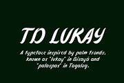 TD Lukay Pro, a Font by inucatapusan (Thumbnail 1 of 8)
