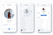 Music Player App UI Kit, an App Template by Betush (Thumbnail 3 of 3)