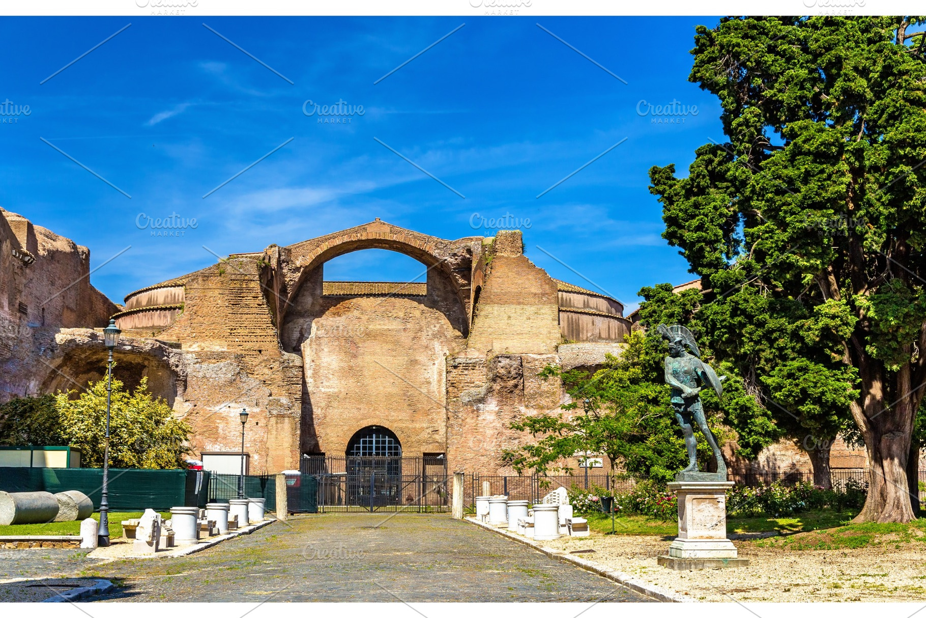 The National Roman Museum, an Architecture Photo by Leonid Andronov