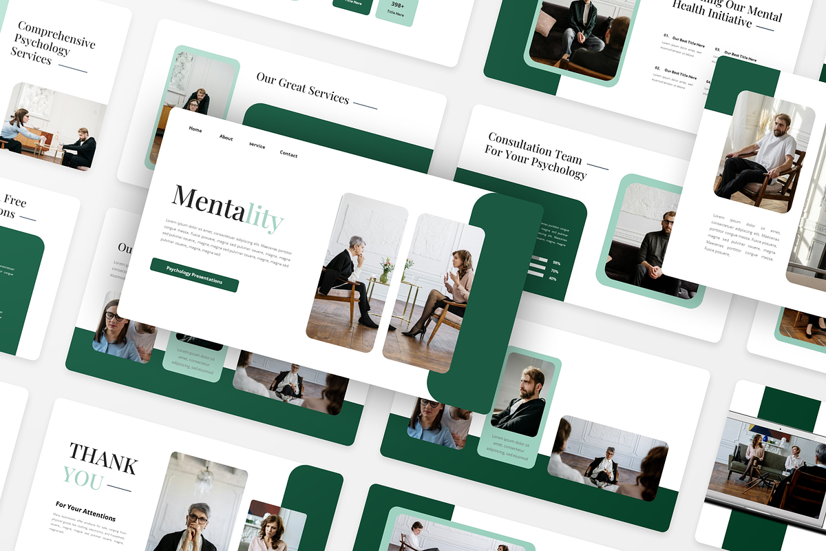 Mentality - Psychology PowerPoint, a Presentation Template by Annora Studio (Photo 5 of 5)