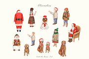 Warm Christmas Watercolor, a Seasonal Illustration by Catch the Dream Art (Thumbnail 14 of 21)