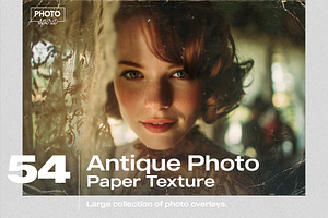 Antique Photo Paper Texture Overlays