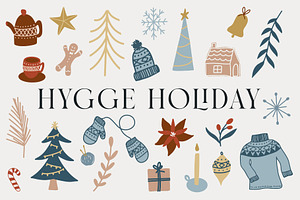 Hygge Holiday Icons