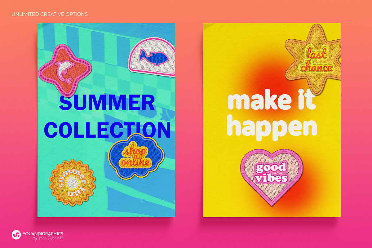 Patch Stickers - Summer edition, a Graphic by Youandigraphics (Photo 6 of 13)