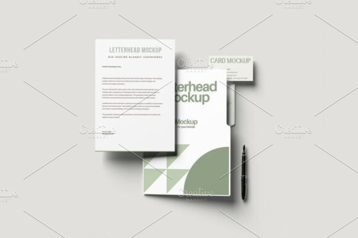 Corporate Folder File Mockup, a Work Illustration by Akrinity Digital (Photo 4 of 6)