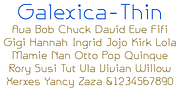 Galexica, a Sans Serif Font by Ingrimayne Type (Thumbnail 8 of 9)