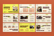 Yellow Beige Company Profile PPT, a Presentation Template by graphicook (Thumbnail 2 of 5)