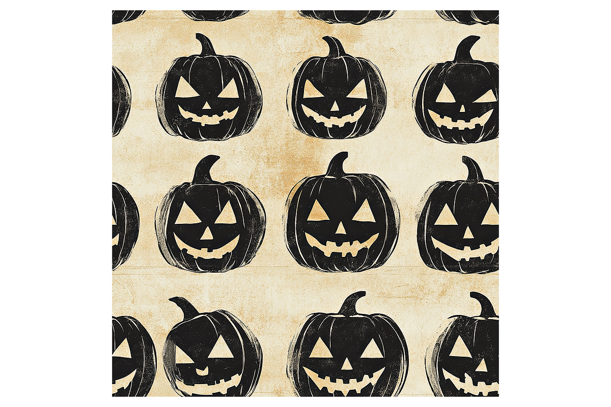 Vintage Halloween Digital Paper, a Pattern Graphic by Chromolume Studio (Photo 27 of 28)
