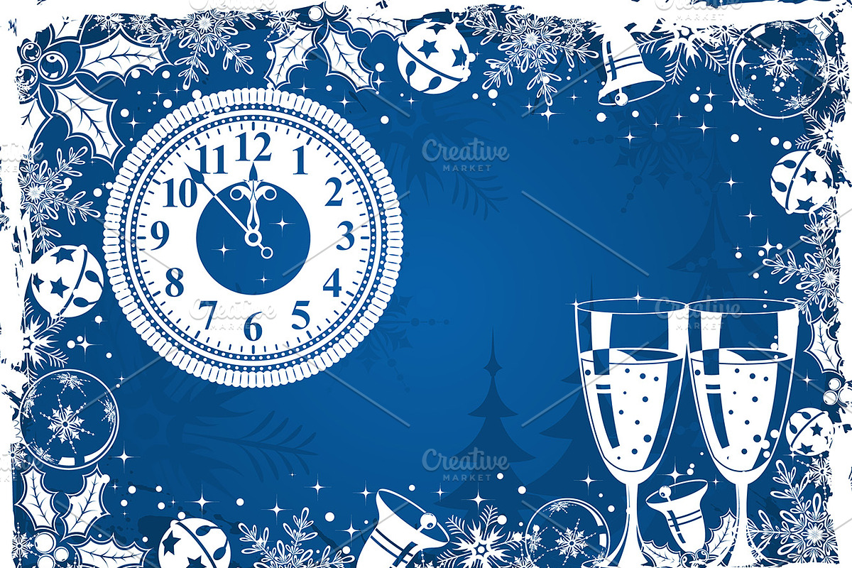 Christmas and New Year Backgrounds, a Decorative Illustration by TAlex (Photo 6 of 6)