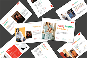Hyang Portfolio Powerpoint Template, a Presentation Template by Caprio Studio