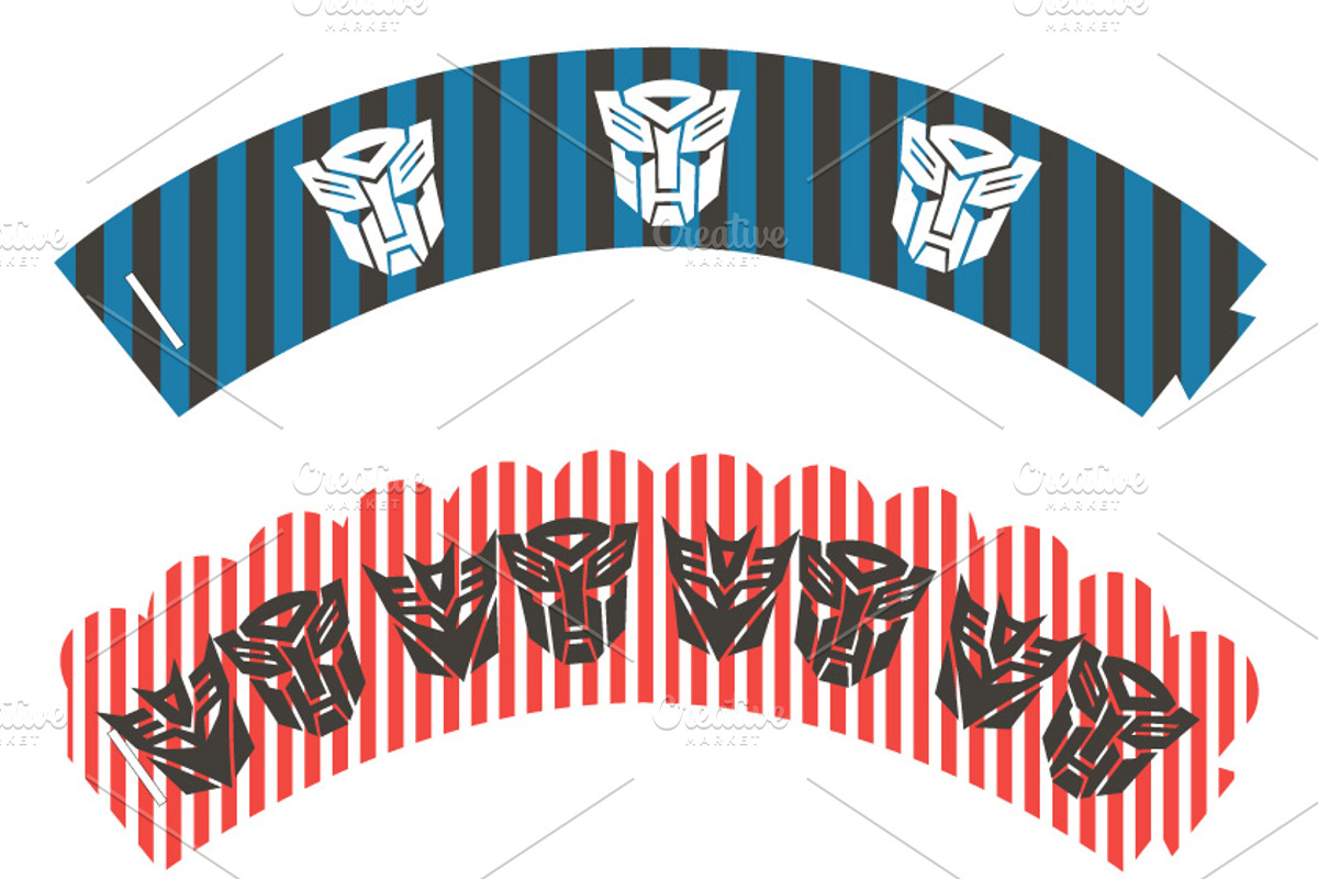 Transformers Birthday Party Package, a Templates & Theme by Lytvynenko Anna (Photo 6 of 13)