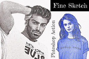 Fine Sketch Photoshop Action