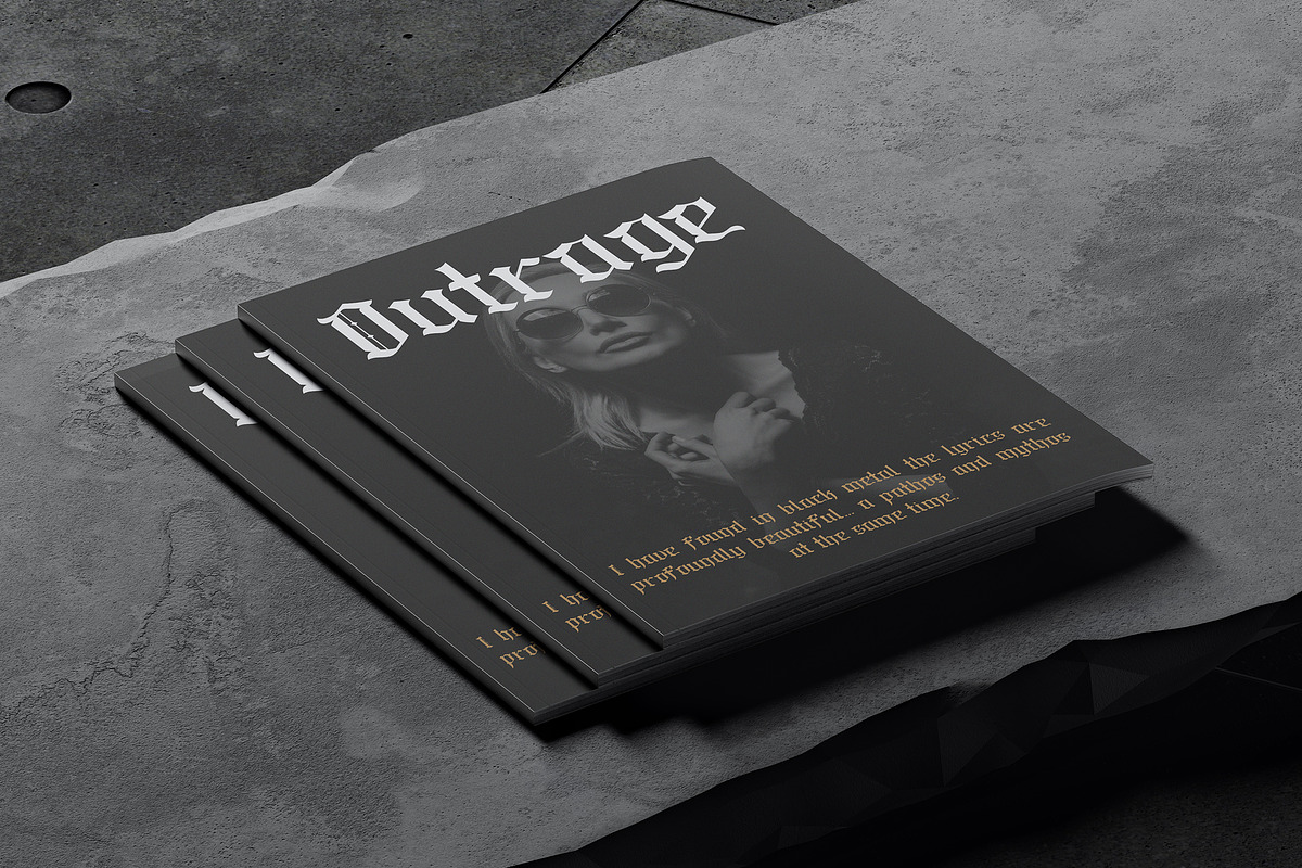 Dark Ages, a Blackletter Font by HATFSTUDIO (Photo 6 of 9)