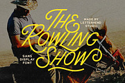 The Rowling Show Monoline Sans, a Sans Serif Font by Letterhend Studio (Thumbnail 1 of 9)