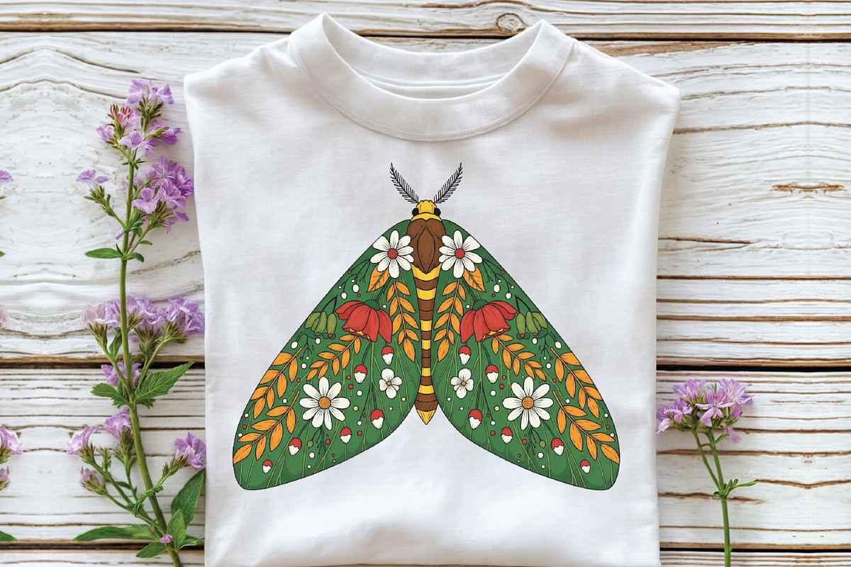 Hand-Drawn Floral Butterfly PNG Bund, an Illustration by CraftArtStudio (Photo 5 of 6)