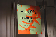 Hanging Flyer Sale Store Mockup, an Advertising Mockup by Asylab (Thumbnail 2 of 5)
