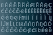 Churchward Design Lines, a Sans Serif Font by BluHead Studio (Thumbnail 4 of 6)