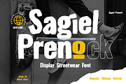 Sagiel Prenock - Handdrawn Font, a Sans Serif Font by Black Junst (Thumbnail 1 of 10)