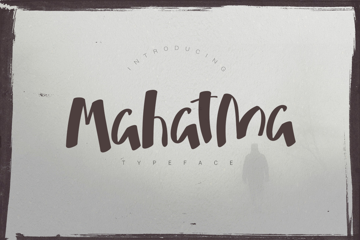 Mahatma Typeface, a Script Font by SmartDesigns (Photo 1 of 5)