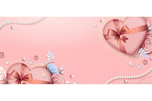 Valentine's Day Decoration Banner