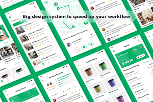 Coffee Shop App UI Kit