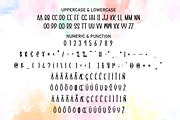 Paint Rainbow | Script Font, a Script Font by Scratchones (Thumbnail 7 of 8)