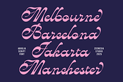 Abiglia, a Script Font by zeenesia (Thumbnail 8 of 17)