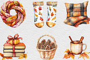 Cozy Autumn Sublimation Clipart, an Illustration by Black Bird Studio (Thumbnail 4 of 6)