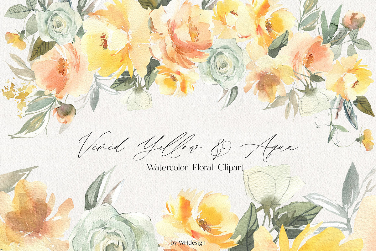 Watercolor Floral Bundle 90 in1, an Animal Illustration by whiteheartdesign (Photo 30 of 50)