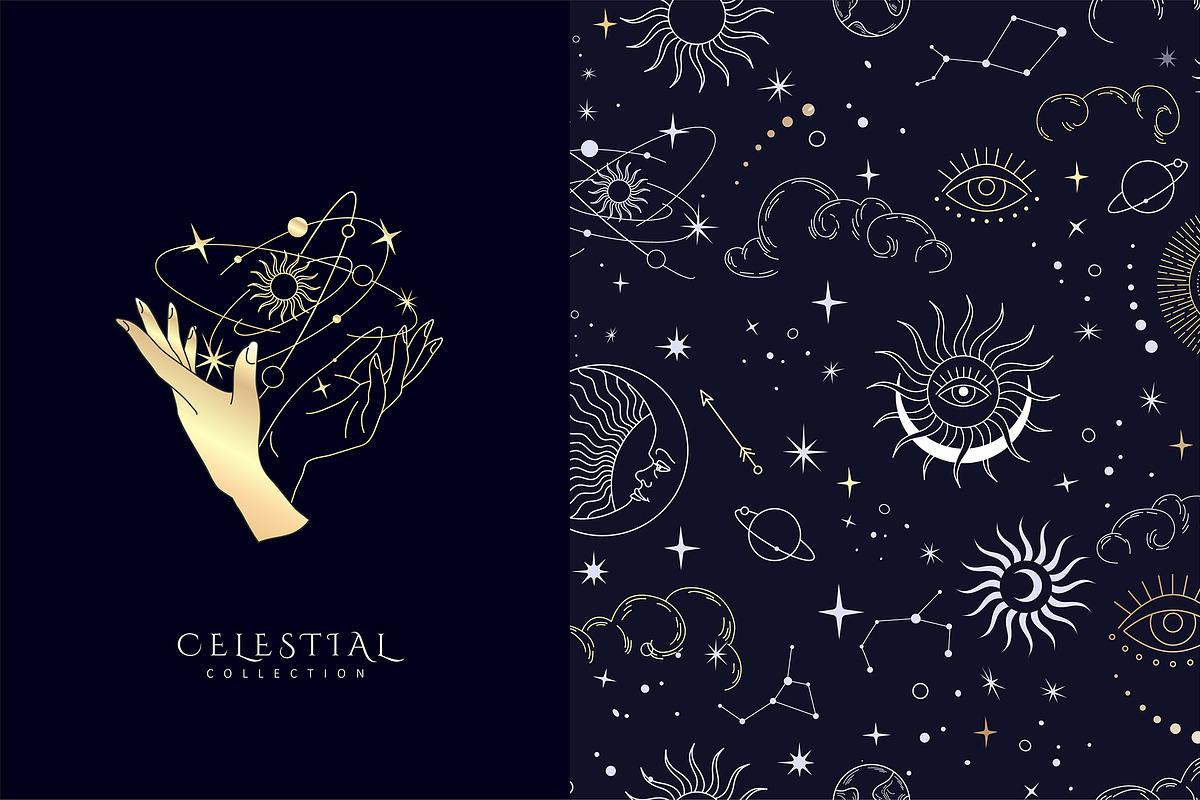 Celestial collection, a Decorative Illustration by Merfin (Photo 14 of 14)