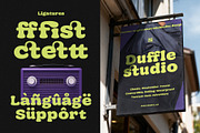 Shuffle Breaks - Retro Display Font, a Serif Font by Inviline.co (Thumbnail 10 of 10)