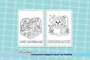 Cozy Life Coloring Pages Bundle, an Animal Illustration by DesignDevisers (Thumbnail 3 of 10)